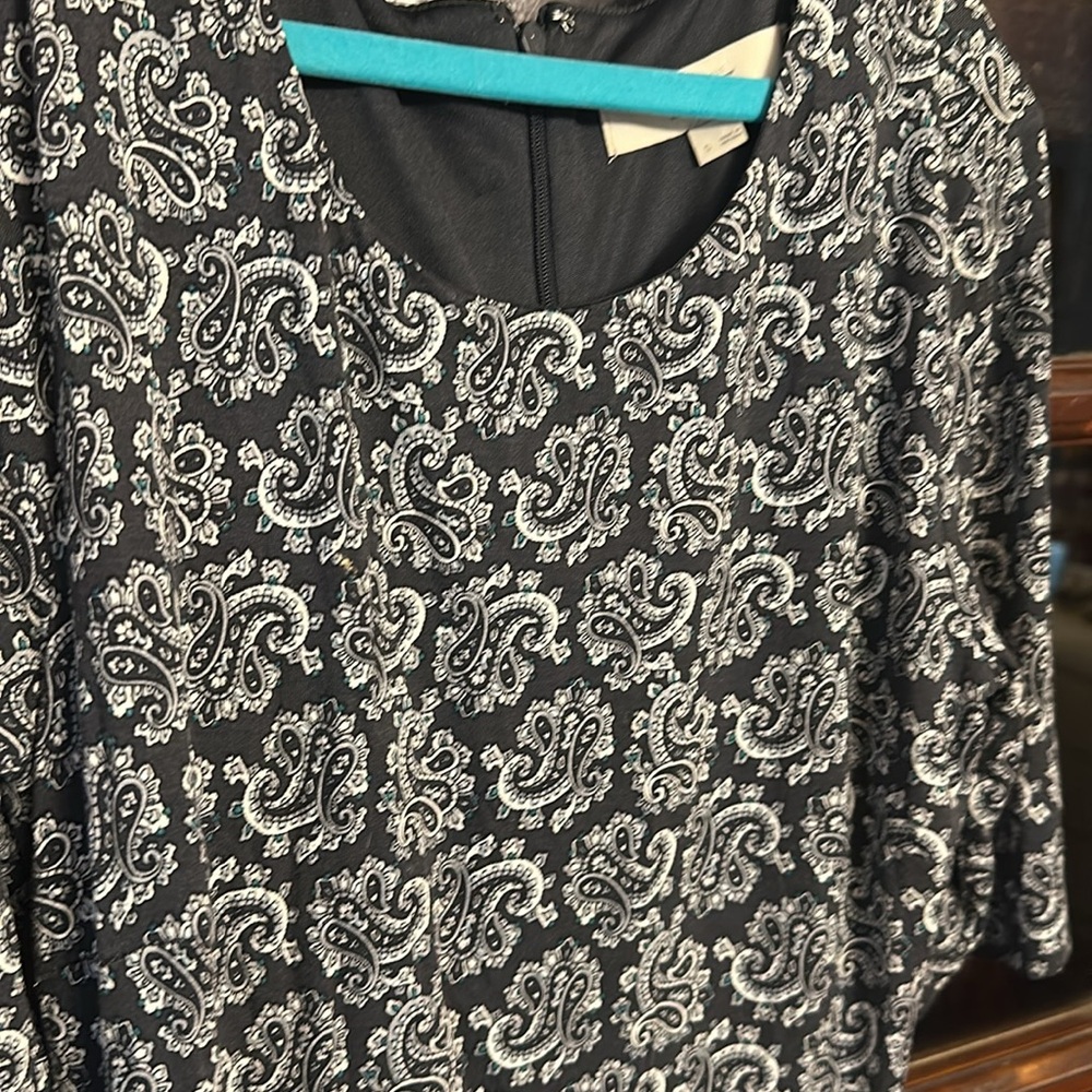 NWT Ann Taylor LOFT Floral Motif Paisley Dress, sz S - Picture 2 of 5